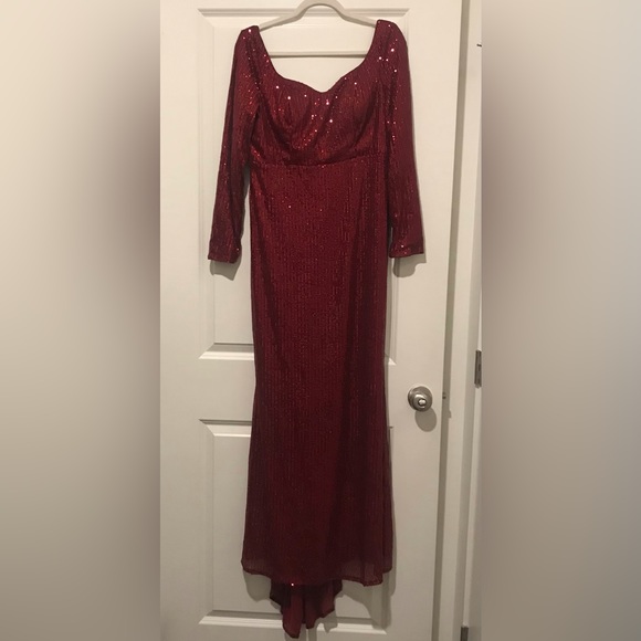 Giffniseti Sweetheart Neck Sequin Bodycon Prom Dress - Picture 1 of 4